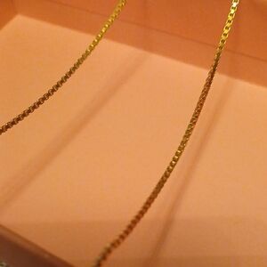 Italian Gold Covered Silver Chain Square Lunks